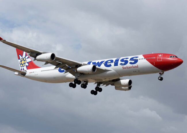 Edelweiss Air's A340-300. Photo: Toni Marimon/Airliners.Net
