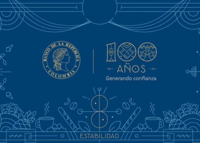 Banco de la República celebrates 100 years.
