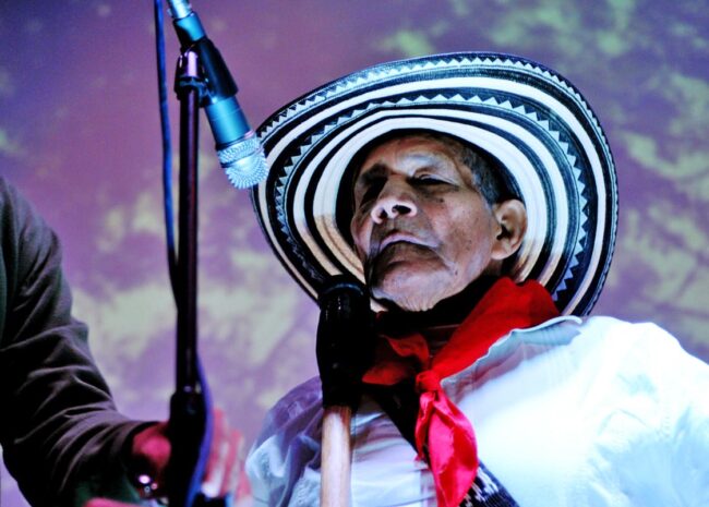 Manuel Antonio García Caro, founding member of the Gaiteros de San Jacinto. Photo: Richard Emblin