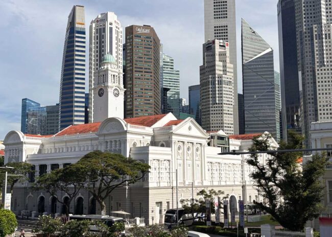 Singapore's Business District and Parliament building. Photo: Richard EmblinSingapore's Business District and Parliament building. Photo: Richard Emblin