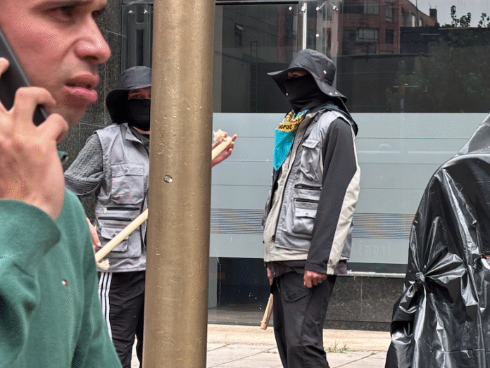 Congresopueblos The so-called "Congreso de los Pueblos" has occupied five government buildings this week. Photo: Richard Emblin