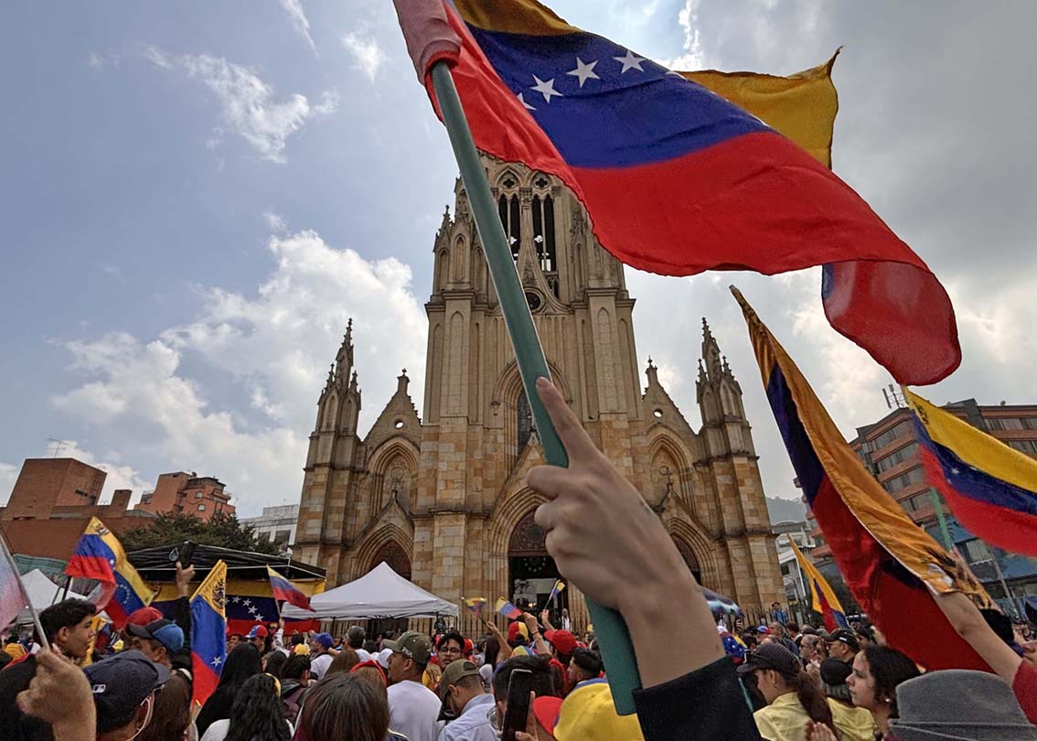 Bogotá is home to some 800,000 exiled Venezuelans. Photo: Richard Emblin