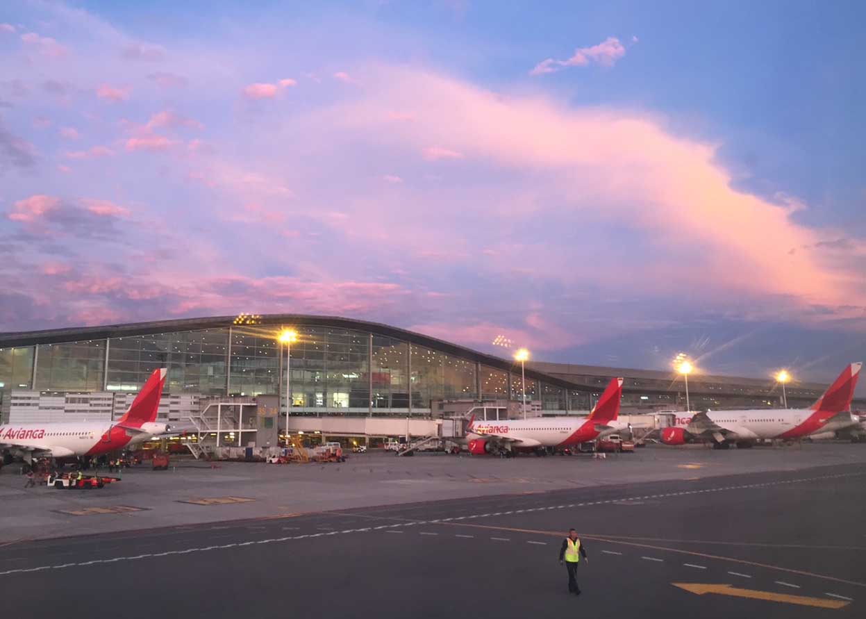 Bogotá's El Dorado International Airport is Latin America's busiest transportation hub. Photo: Richard Emblin