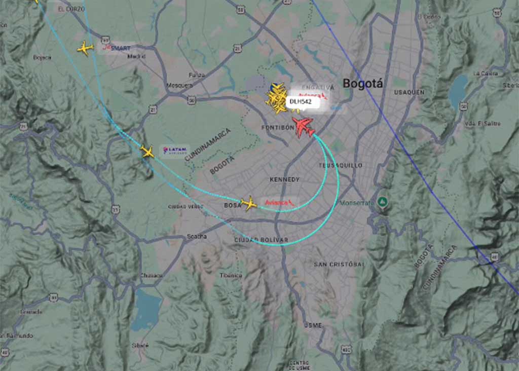 Lufthansa and Qatar Airways Narrowly Avert Air Collision Over Bogotá